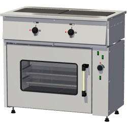 Плита электрическая Тулаторгтехника ПЭ-0,24Мт-011 (жарочный шкаф, ТЭН, черн. мет. камера, стекло)