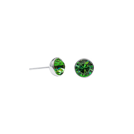 Серьги-пусеты Fiore Luna Fern Green SWE298 FG S