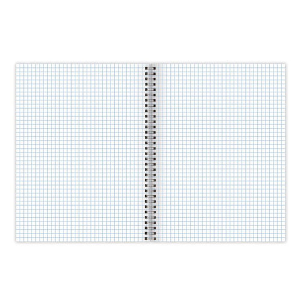 Тетрадь А4, 80 л., BRAUBERG, гребень, клетка, глянцевый лак, "CLOUD", 404053, 4шт