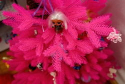 Искусственная новогодняя елка Царь Елка Сапфир, литая, 80 см РОЗОВАЯ