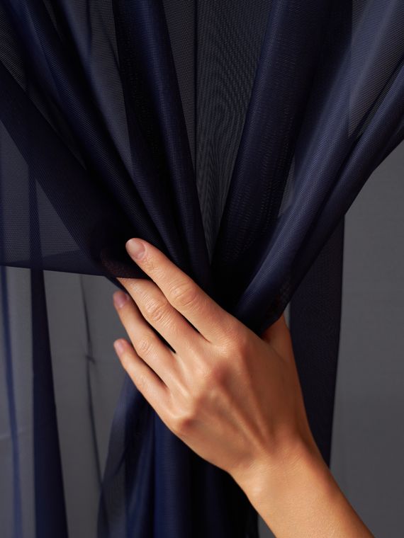 Корсетная сетка Lauma, мягкая, арт.388А, темно-синий 061