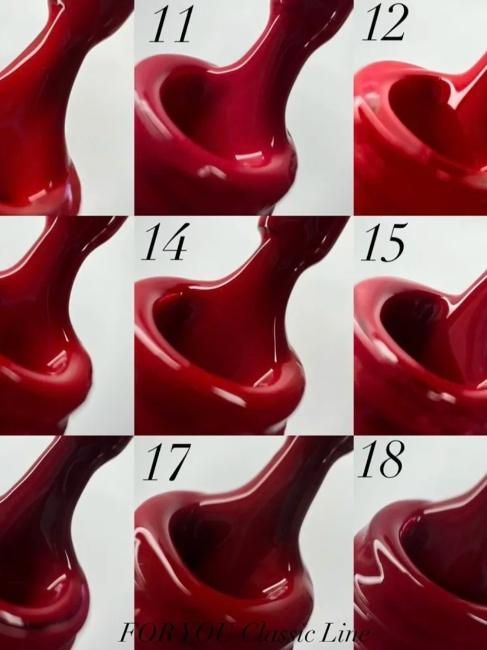 FOR YOU Гель лак набор Classic Line из 5 шт 14-18