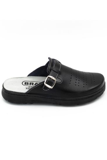 «307M» | Мужские тапочки-сабо (черный)