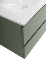 Тумба с раковиной подвесная BelBagno KRAFT-600-2C-SO-VO Еловый матовый, раковина белая BB-8099-60