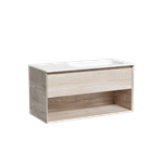 Тумба с раковиной Sancos Marmi 1.0 100 см MR1.0100REG дуб галифакс натуральный