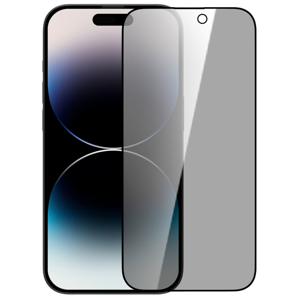 Закаленное стекло анти-шпион для смартфона iPhone 15, олеофобное покрытие, G-Rhino