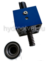 LFA40EWA-7X/CA20DQMG24 - Логический клапан с крышкой, типоразмер Ду40 функционал - EWA = крышка с электрическим контролем закрытого положения под установку золотникового или седельного распределителя, уплотнение NBR