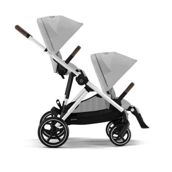 Коляска для двойни 2 в 1 Cybex Gazelle S (Lava grey)