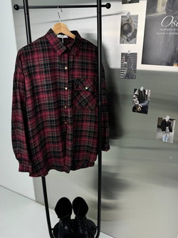 Рубашка женская арт. 11012 цвет "вишнёвый"