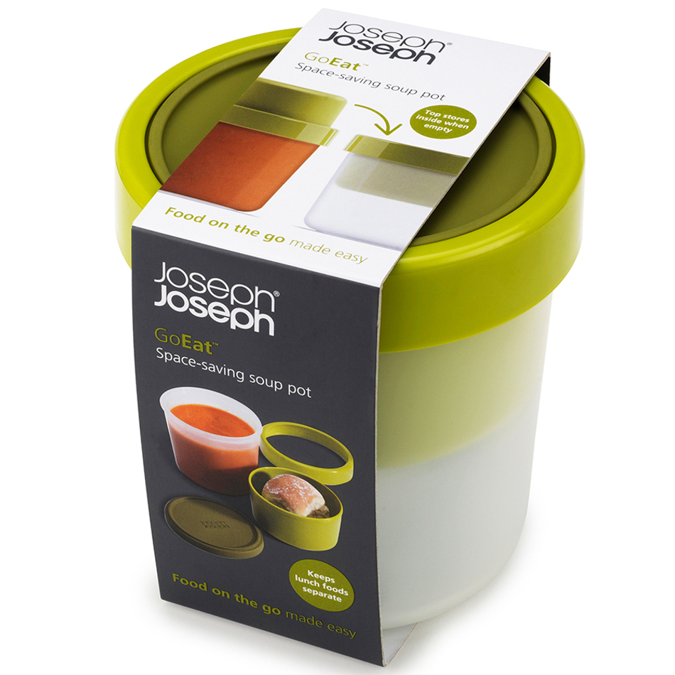 Ланч-бокс для супа компактный GoEat™ зелёный, Joseph Joseph