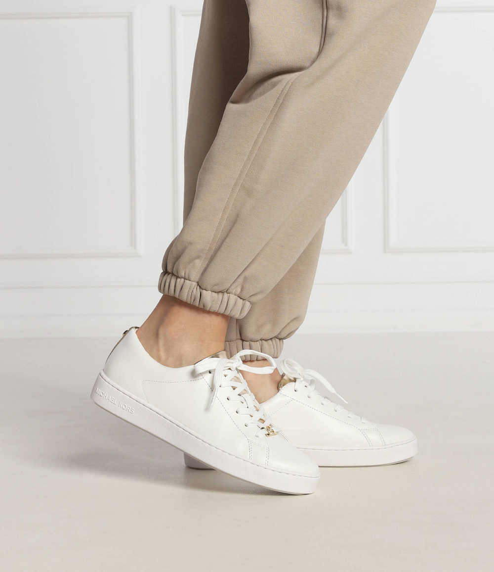 Кожаные кроссовки keaton Michael Kors - белый(43T2KTFS4L)