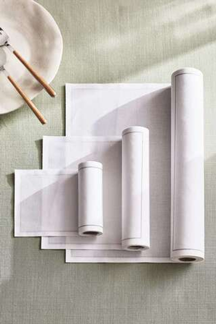 ZARA HOME МНОГОРАЗОВЫЕ САЛФЕТКИ (УПАКОВКА ИЗ 20 ШТУК), БЕЛЫЙ/СЕРЫЙ
