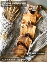 Набор досок разделочных из дерева сервировочных 5 шт.