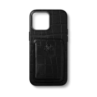 Чехол для iPhone 14 / Натуральная кожа с кошельком