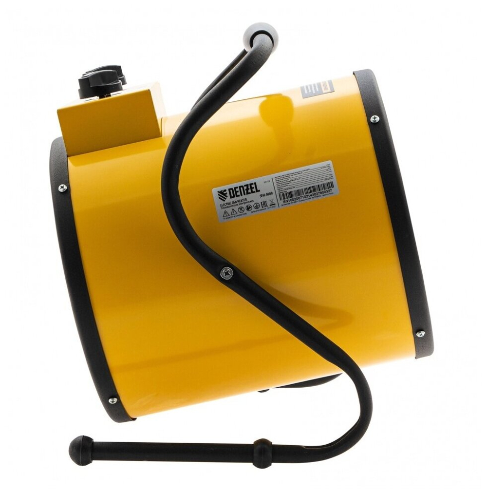 Тепловая пушка SFH-5000, 230 В, 260 м3/ч, вентилятор 3 режима, 3000/4500 Вт Denzel 96438