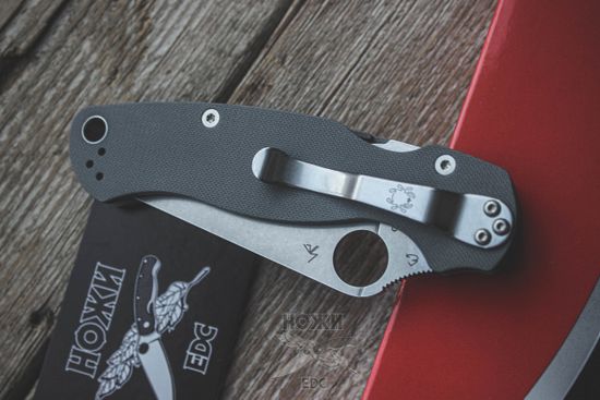 Нож складной Spyderco Paramilitary 2 81GPDGY2 Maxamet c клинком из стали Maxamet, рукоять G10