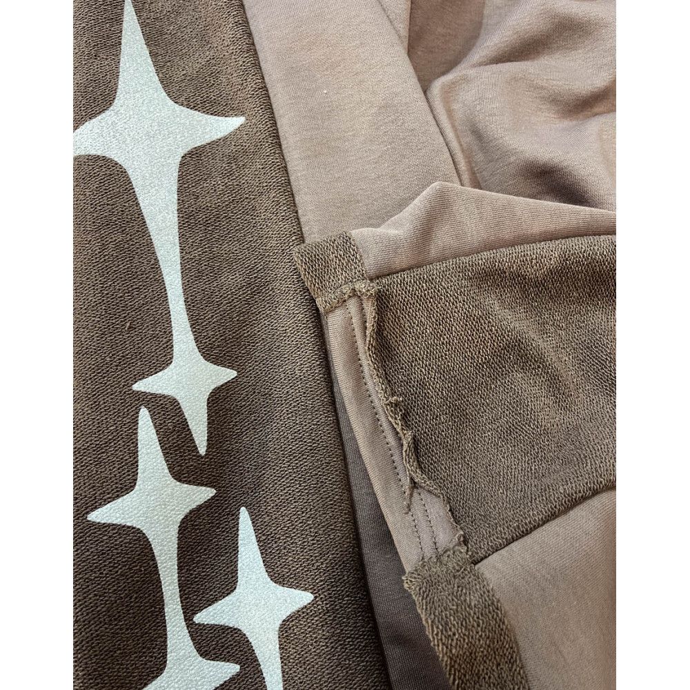 Брюки SoWhat? Space Широкие Пыльный Шоколад