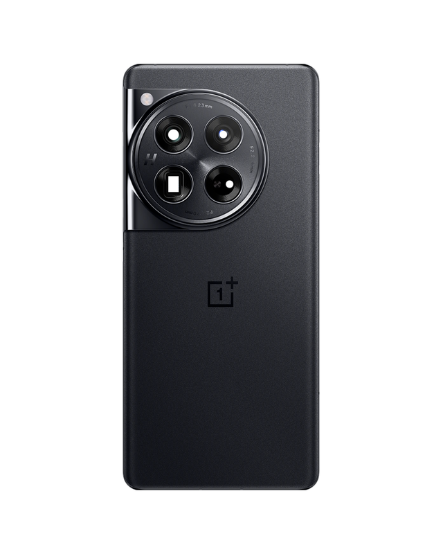 Задняя крышка для OnePlus 12 5G черная (Rock Black) со стеклом камеры