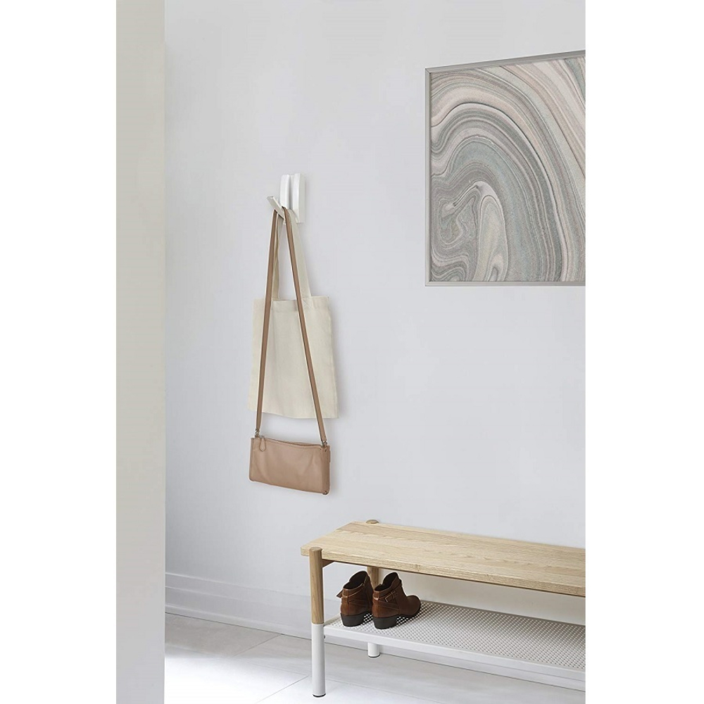 Кронштейн для вешалок складной flip valet, белый