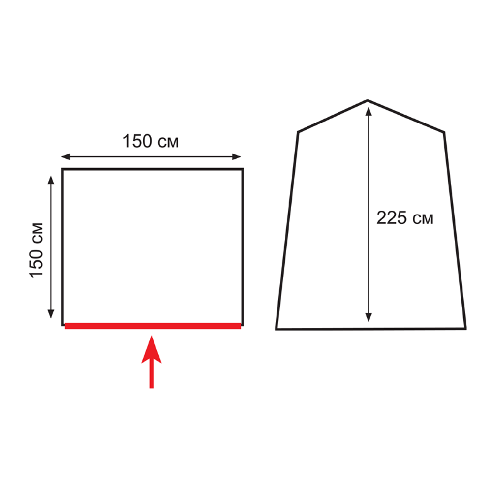 Totem палатка душ/туалет Privat (V2) (зеленый)