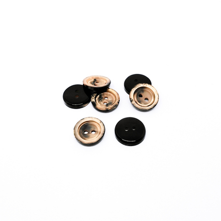 Пуговицы №856, 12мм, цв. коричневый (CB M-98)