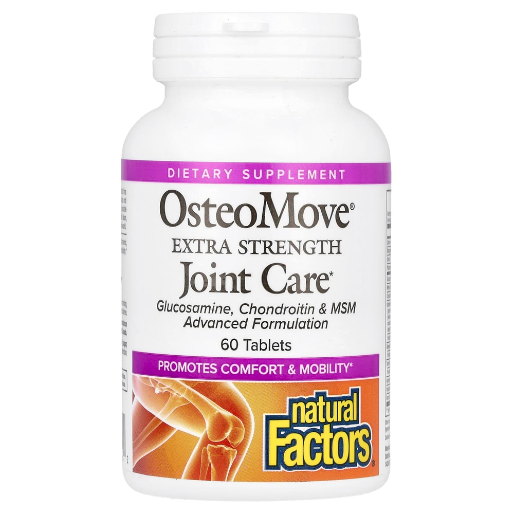 Natural Factors, OsteoMove®, средство для здоровья суставов, 60 таблеток