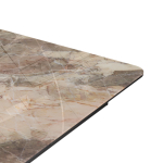 Стол стеклянный Woodville на тумбе Бугун 120х80х77 каталония, черный