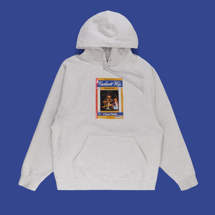 Толстовка мужская Carhartt WIP Cheap Thrills Hooded артикул:I032864_grey - купить в магазине Дайс