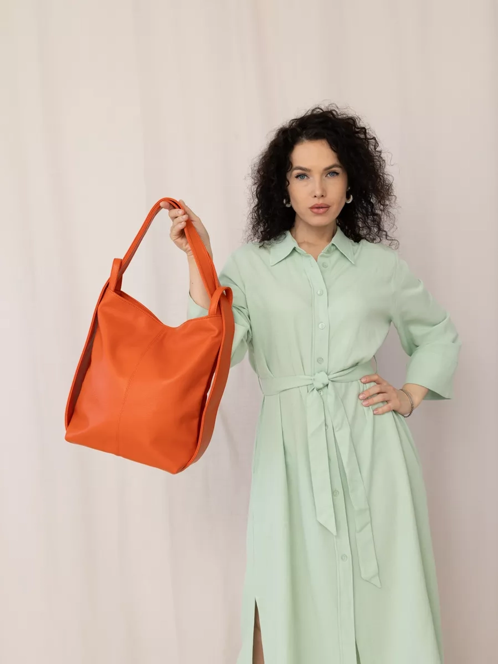 Сумка рюкзак через плечо большая трансформер