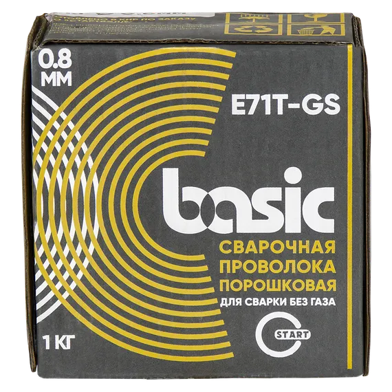 Проволока сварочная порошковая Basic E71T-GS д.0,8 (1 кг) OSA START STB7108