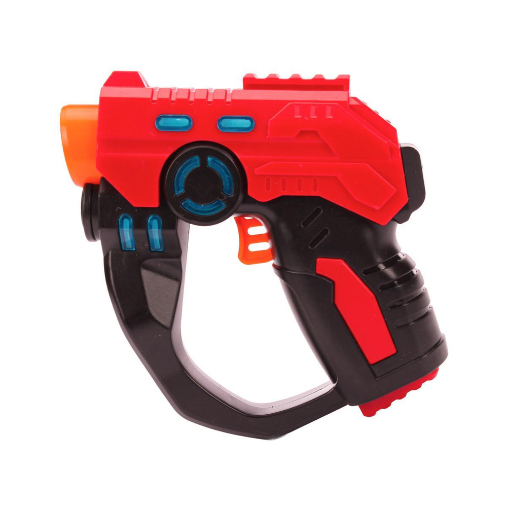 Пистолет на батарейках 18см, коробка 869-2