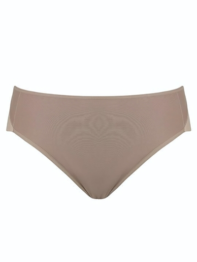 Трусики-слипы со средней линией талии Secrets (Размер: S) (Цвет: кремовый)