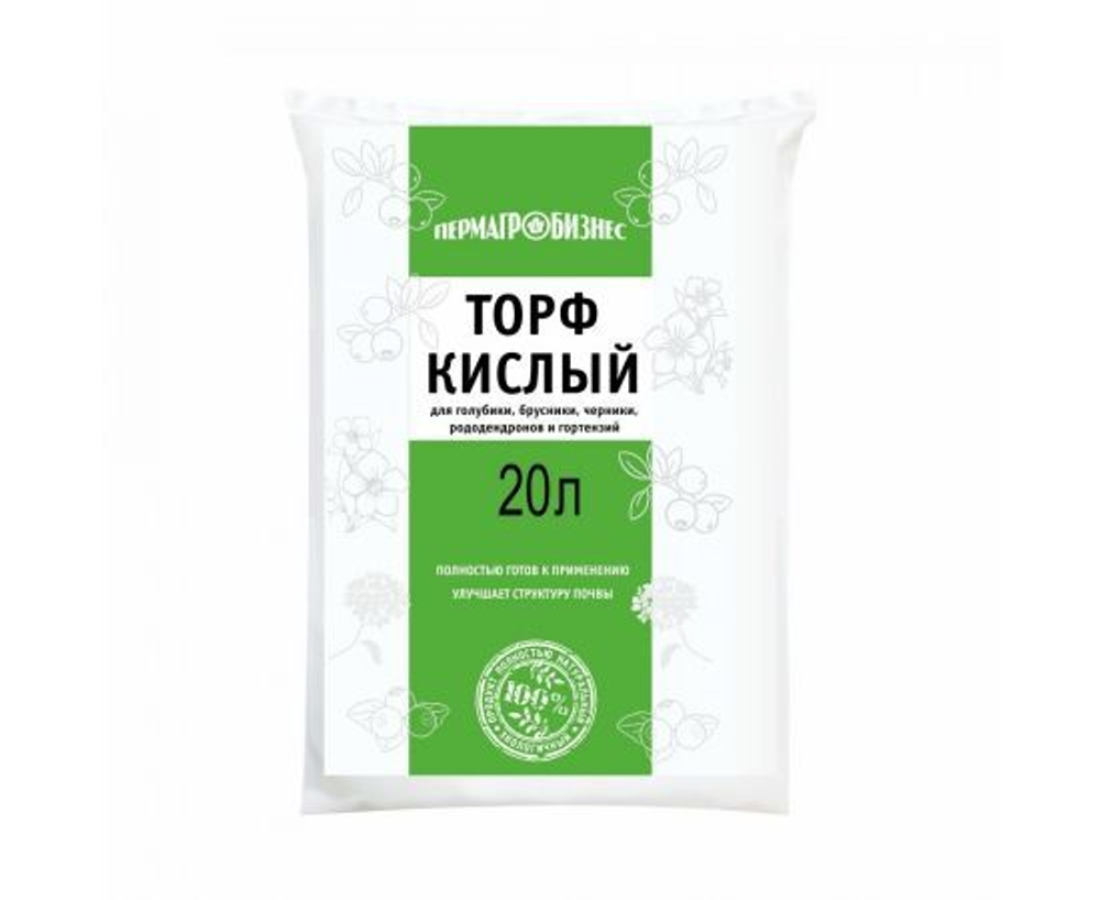 Торф Кислый 20 л (1/105)