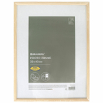 Рамка 30х40 см небьющаяся аналог IKEA багет 12 мм дерево BRAUBERG "Woodray" цвет натуральный (3 штуки в упаковке)