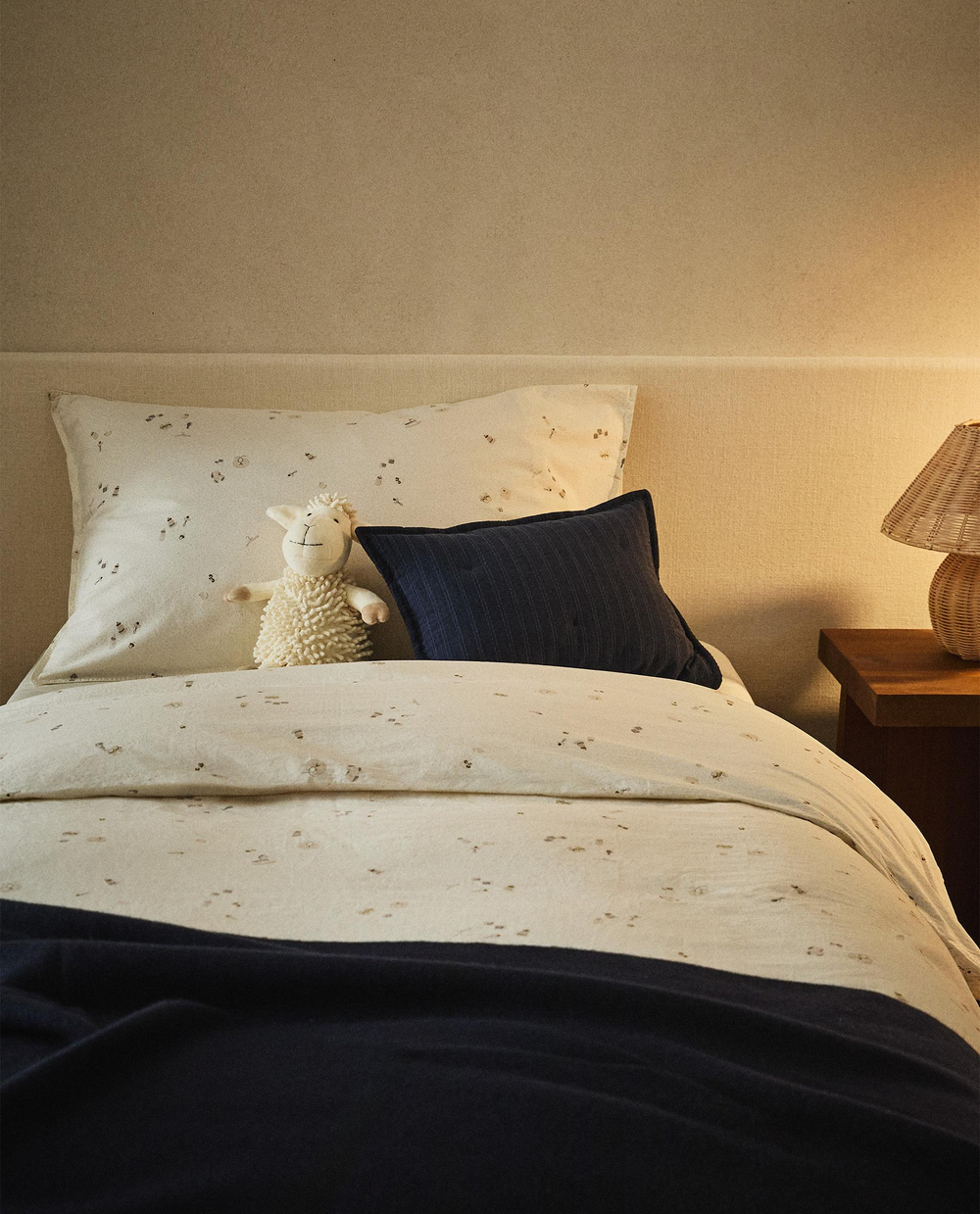 Пододеяльник Zara Home, хлопок 100%, однотонный, 2601/088