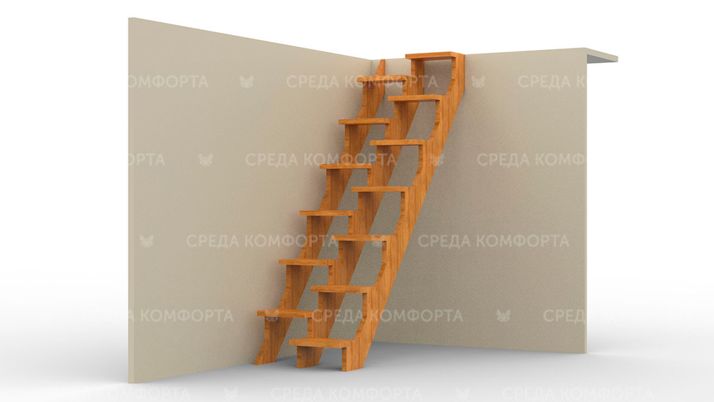 Деревянная лестница LSTN0036