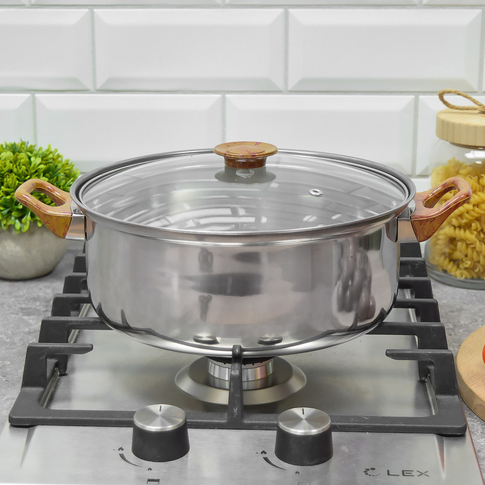 Кастрюля 4л из нержавеющей стали