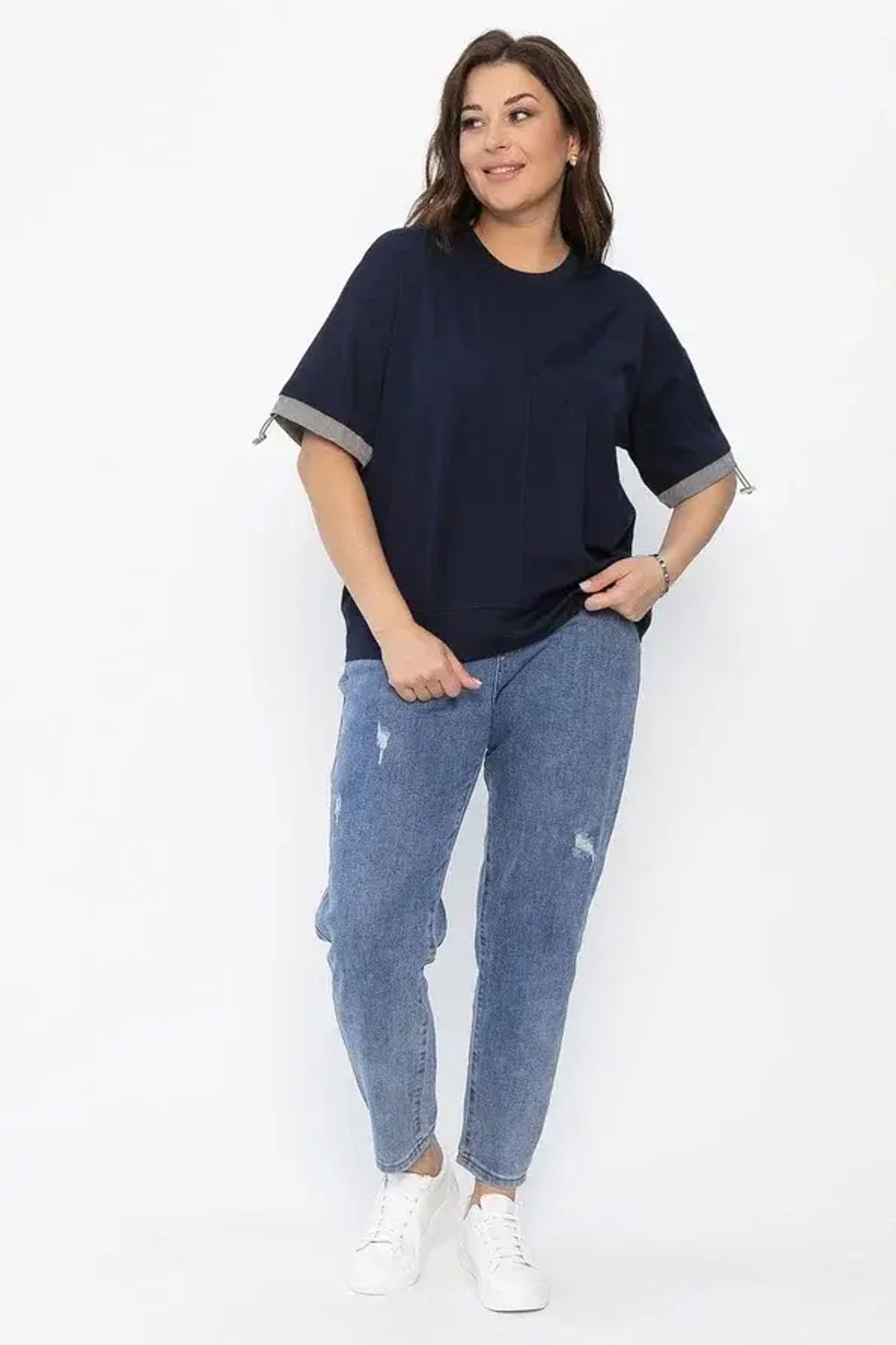 Блуза Софья (синяя) Б13941-1М LT Collection