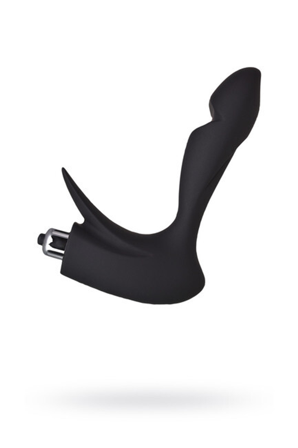 Вибромассажер простаты Erotist First ( 10 режимов ) (Цвет: черный с серебряным)