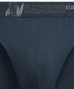 Мужские трусы слипы спорт Atlantic, 3 шт. в уп., бамбук, бежевые + коричневые + сине-зеленые, 3MP-213