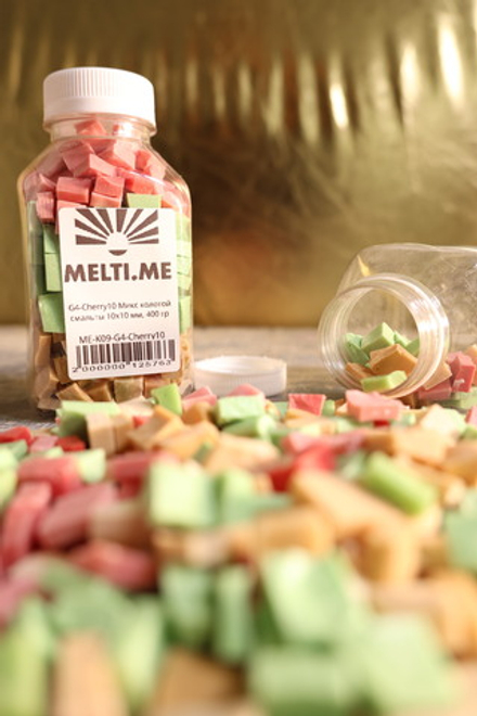 G4-Cherry10 Микс колотой смальты 10х10 мм, 400 гр