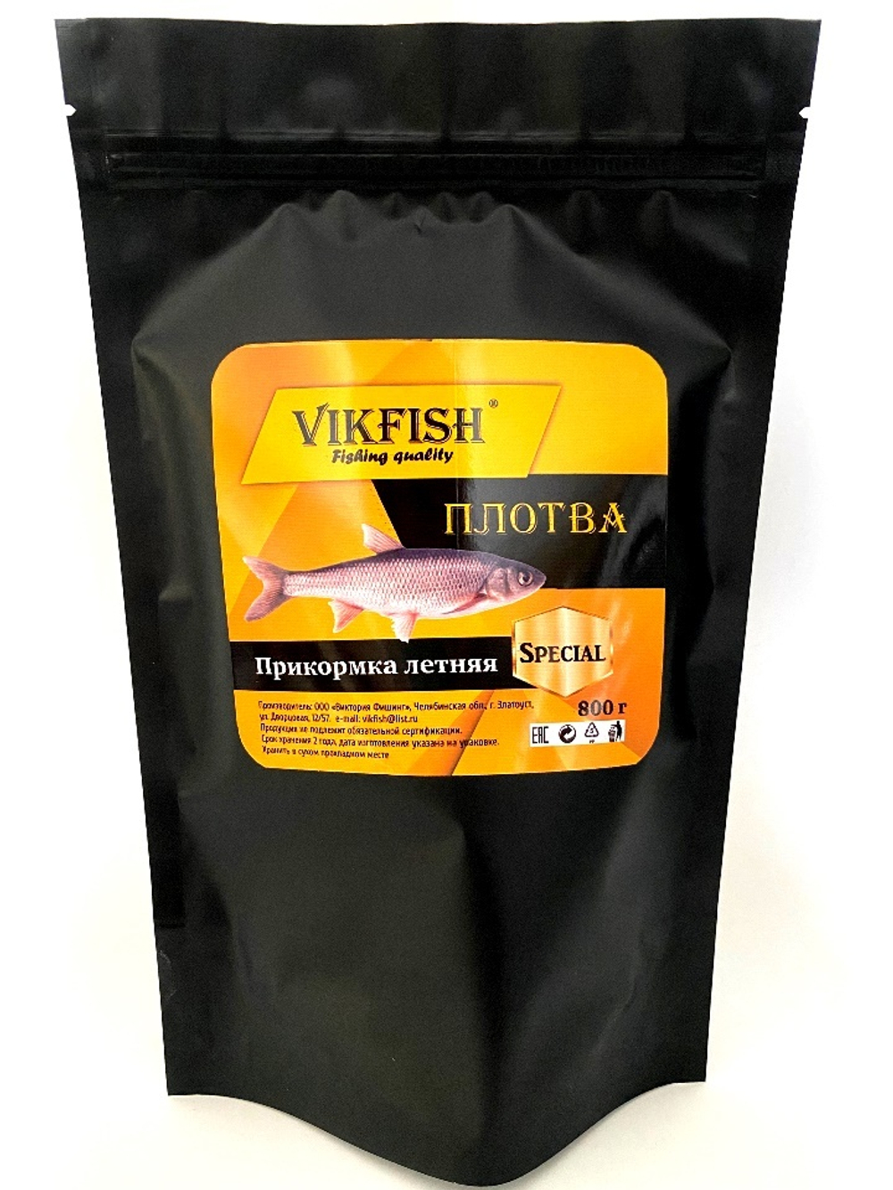 Прикормка VIKFISH Special  Летняя (Плотва) 800гр.