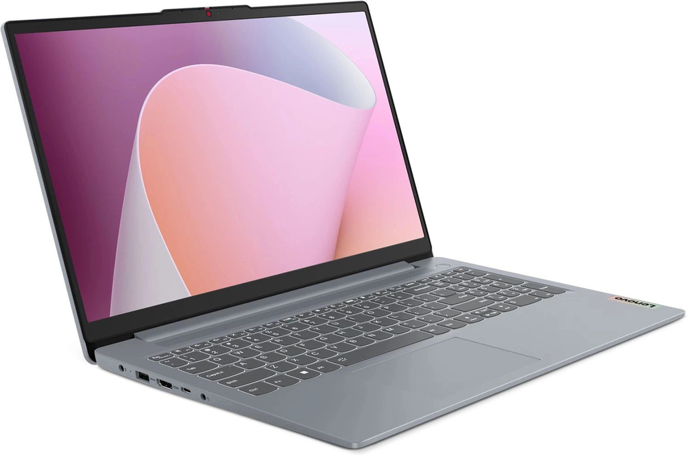 Ноутбук  Lenovo IdeaPad Slim 3 15AMN8 15.6 ", Ryzen 5, 8 Гб RAM, 512 Гб SSD, Radeon 610M, Серый