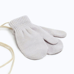 Варежки однослойные "Однотонные", серый, р-р 14 (4-5 лет) 5133456, 1 шт.