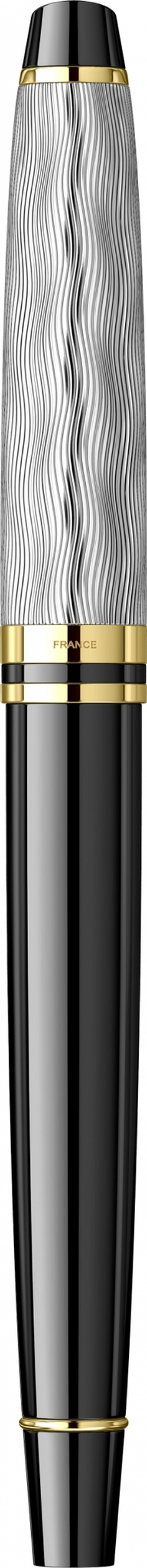 Ручка-роллер Waterman Reflections of Paris Expert DeLuxe Black GT Fblack в подарочной коробке