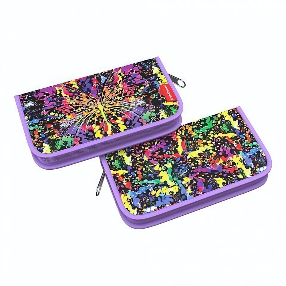 Пенал-книжка без наполнения 110x205x25мм Butterfly (ErichKrause)