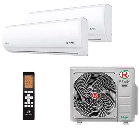Мультисплит система на 2 комнаты Royal Clima RCI-TMN07HN x 2 / 2RMN-14HN/OUT