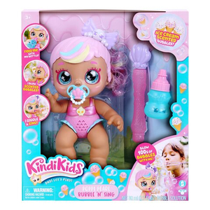 Интерактивная кукла Kindi Kids Poppi Pearl с мыльными пузырями