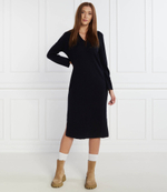 Хлопковое платье Marc Cain - черный(VS 21.09 M56)