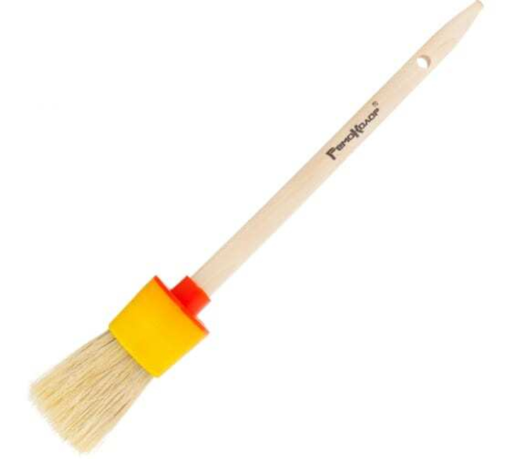 Кисть круглая пласт. оправка, №10, диаметр 40 мм 01-0-110